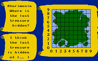 Treasure Search atari screenshot